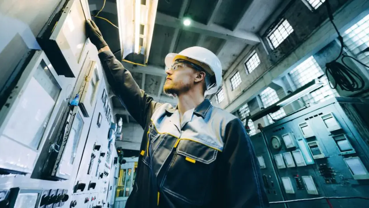 Person at work