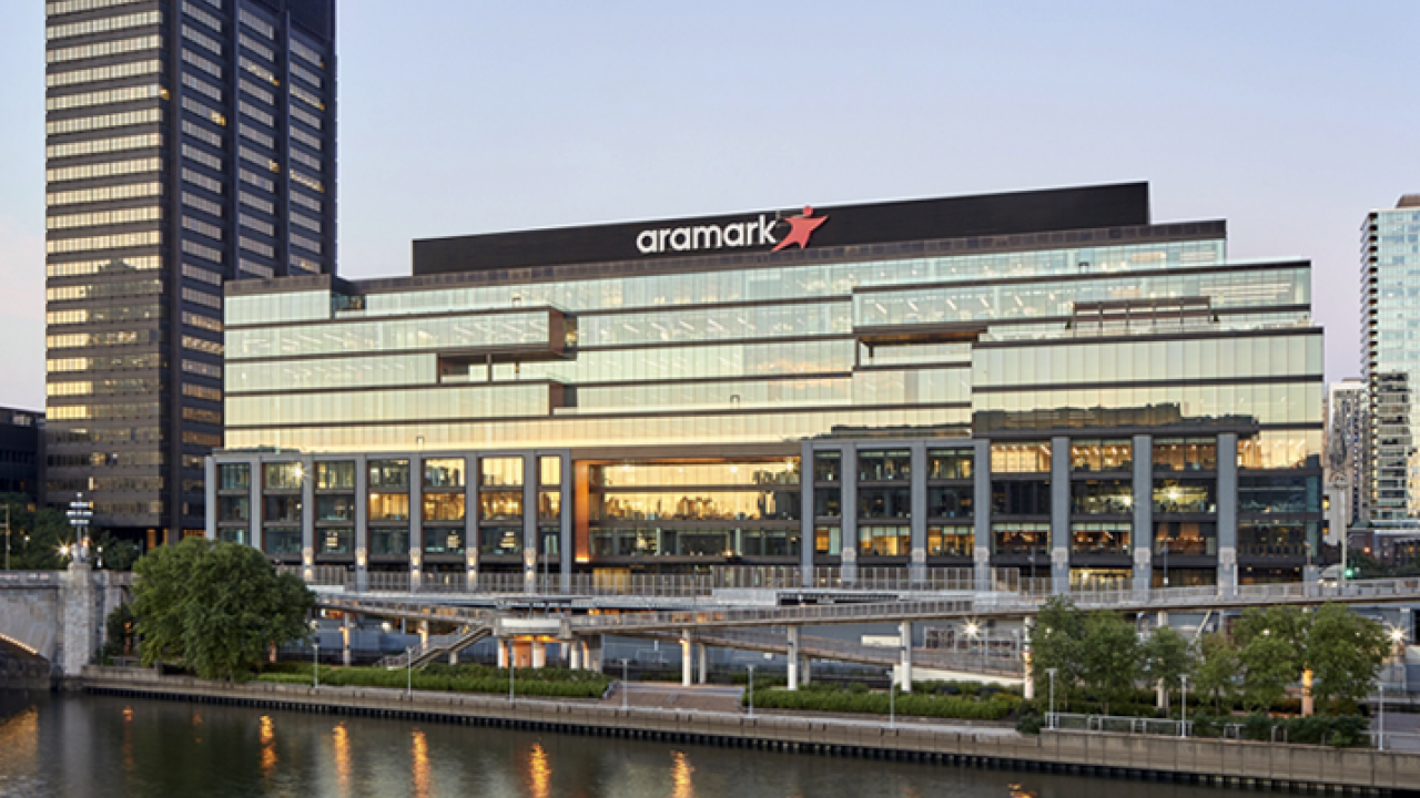 exterior of Aramark headquarters