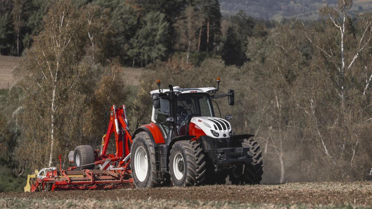 machinery in a field