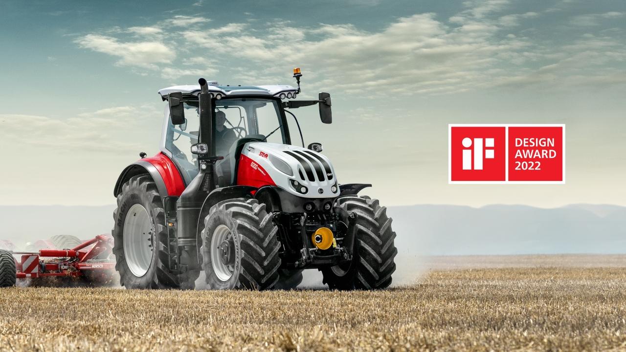 Terrus CVT tractor in field