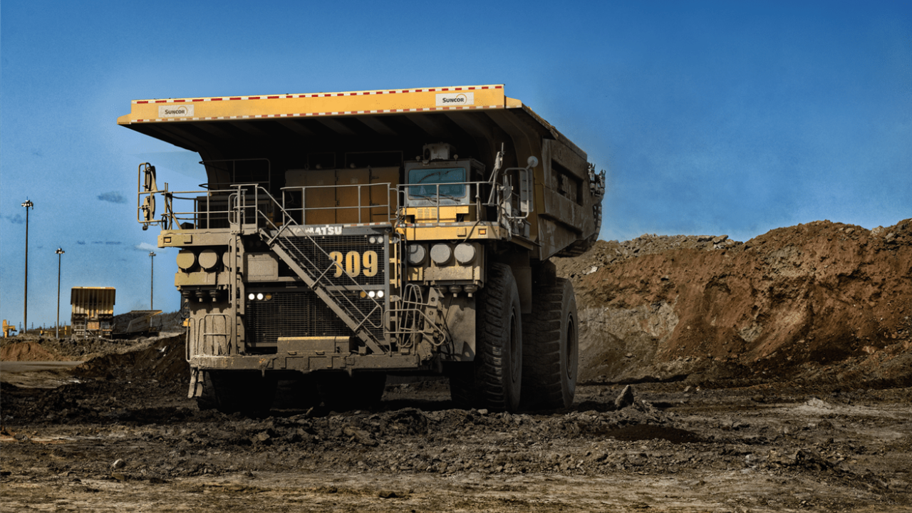 Large construction vehicle