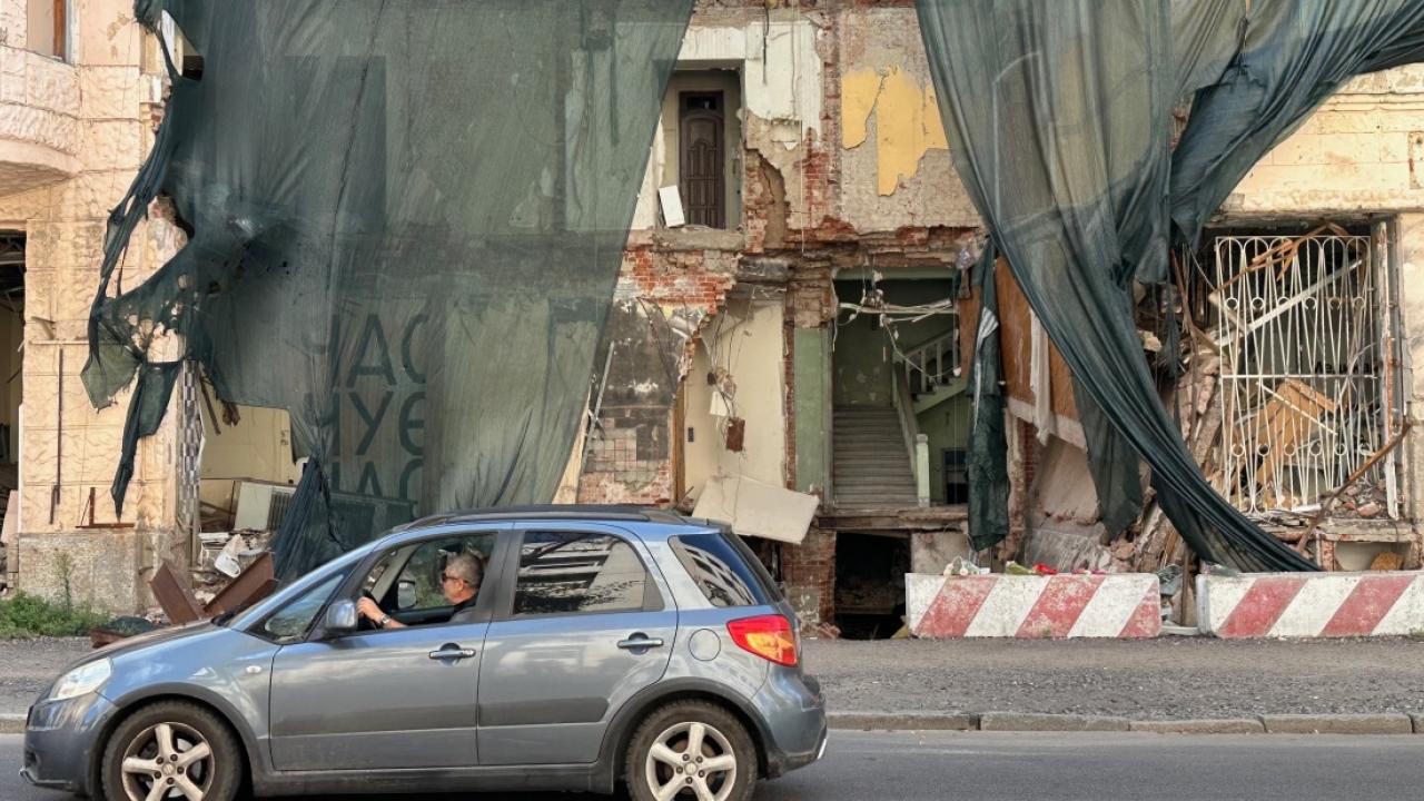 The city of Dnipro, Ukraine has been largely affected by the ongoing conflict. // Photo by Arthur De Poortere
