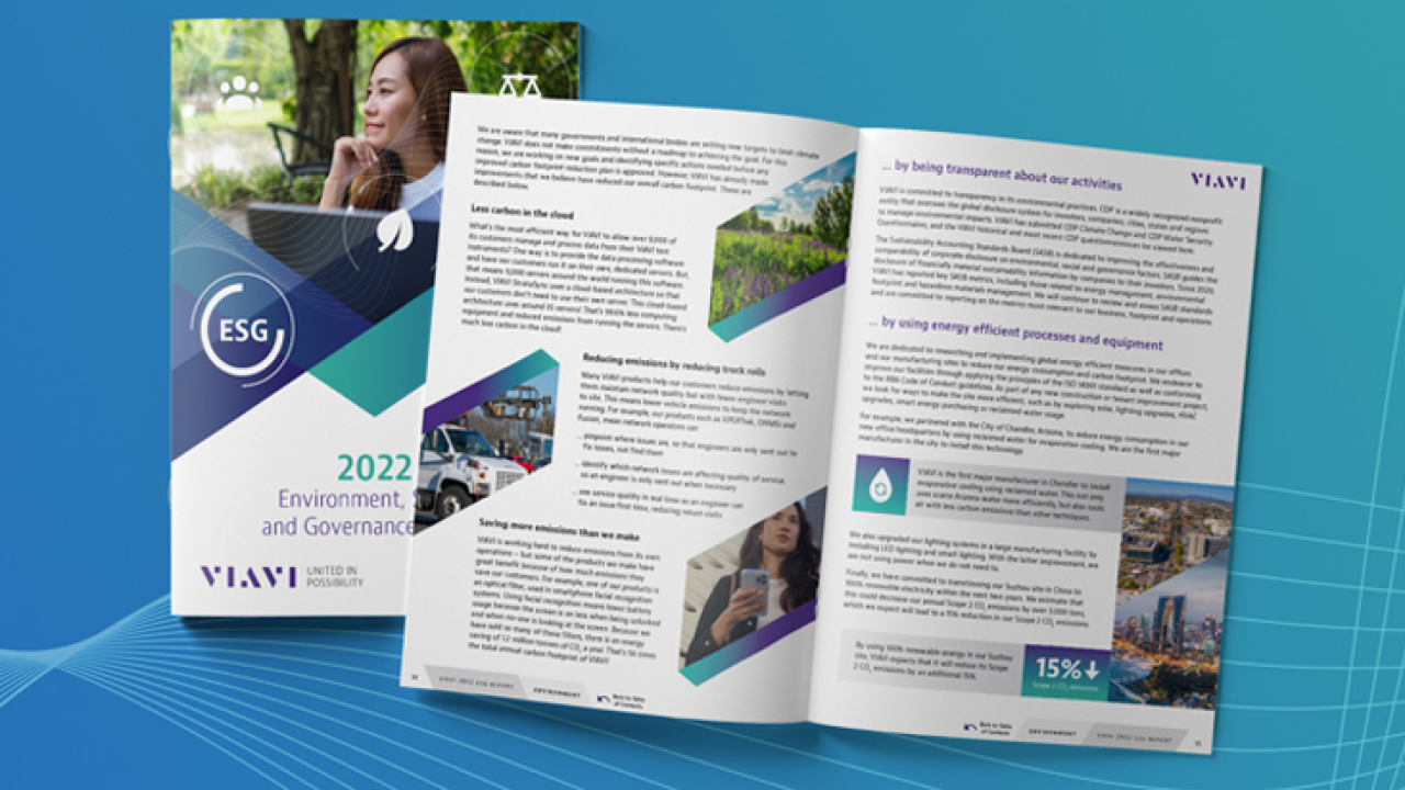 VIAVI 2022 ESG Report