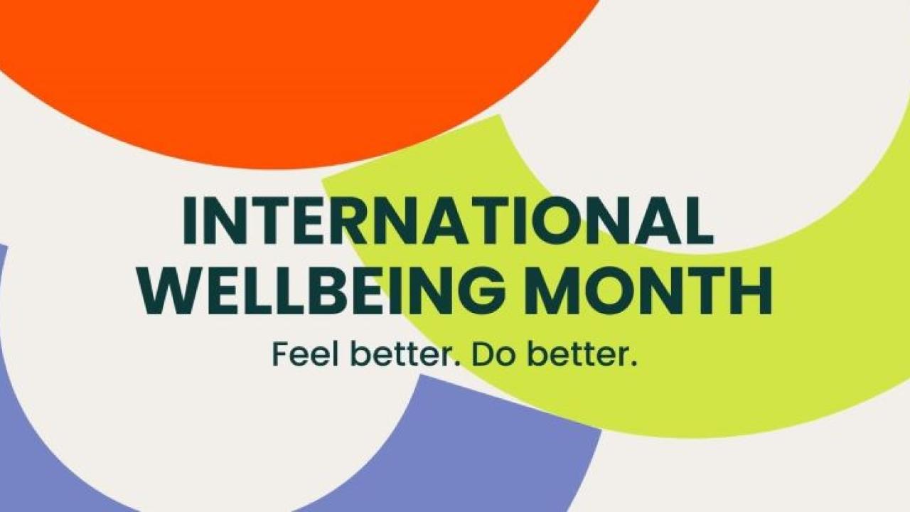 "International Wellbeing Month"
