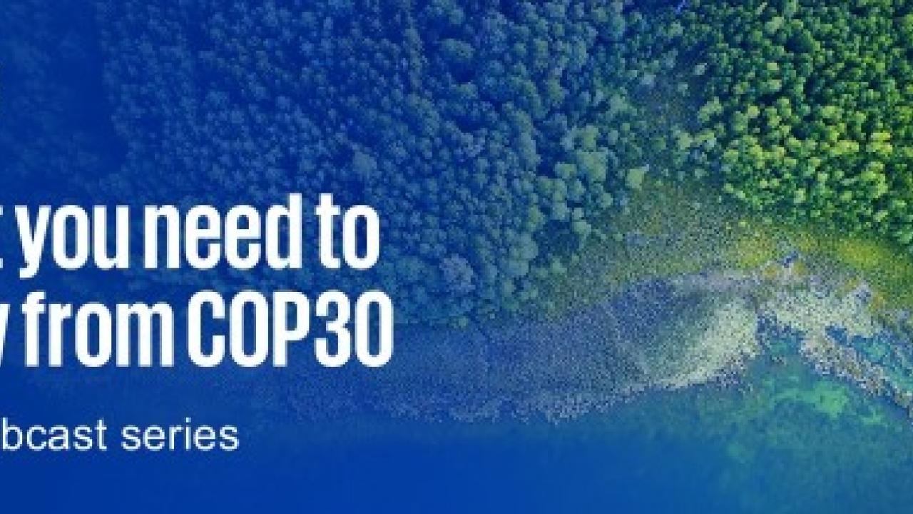 "What you need to know from COP30"