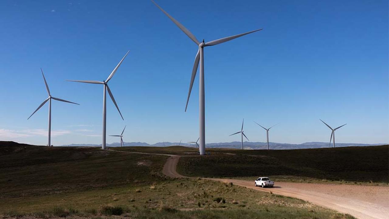 wind turbines