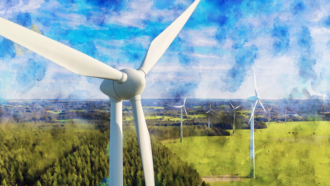 windmill painting