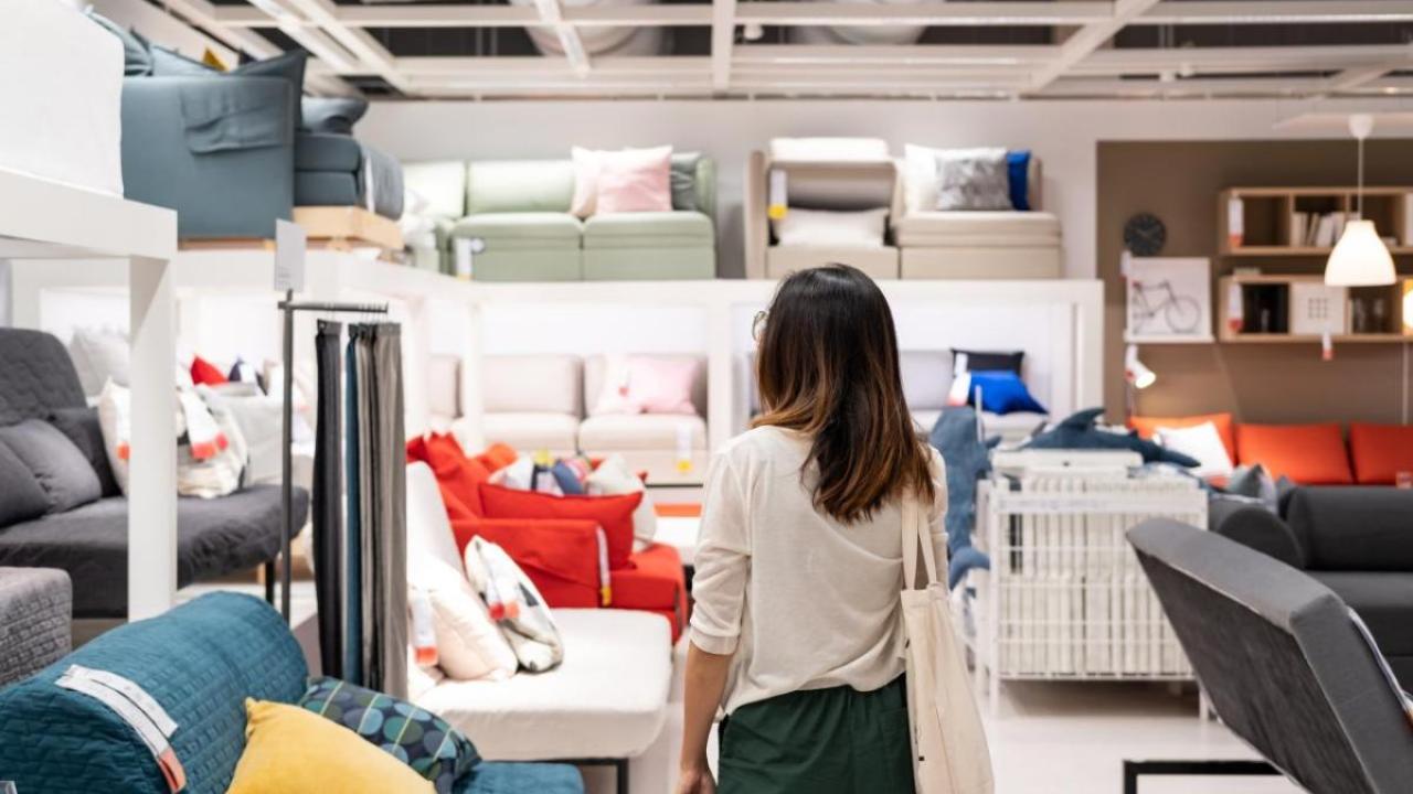 Woman shopping