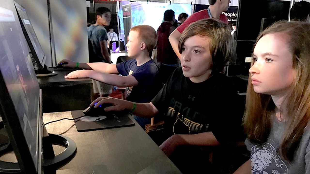 Gaming in a LAN center