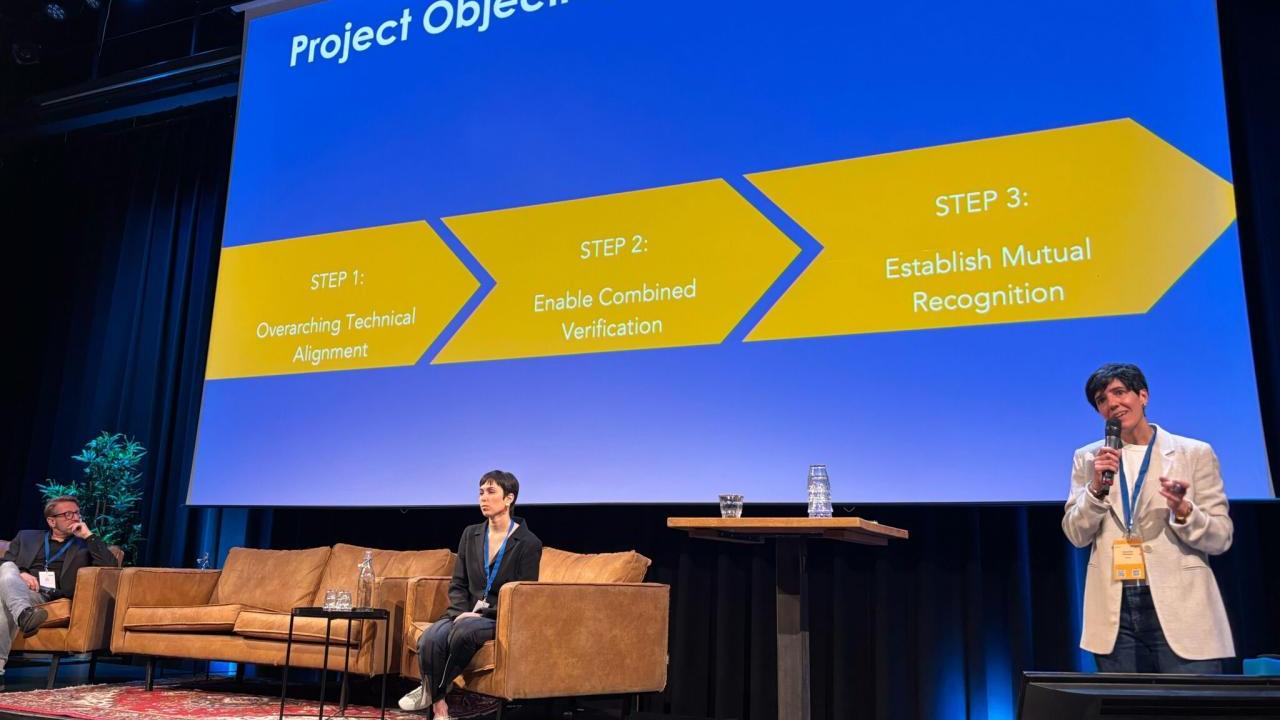 Cascale presentation at event