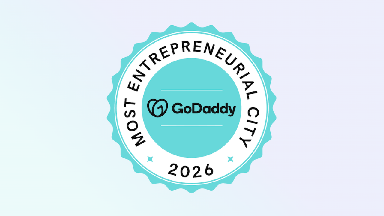 Most Entrepreneurial City 2026; GoDaddy.