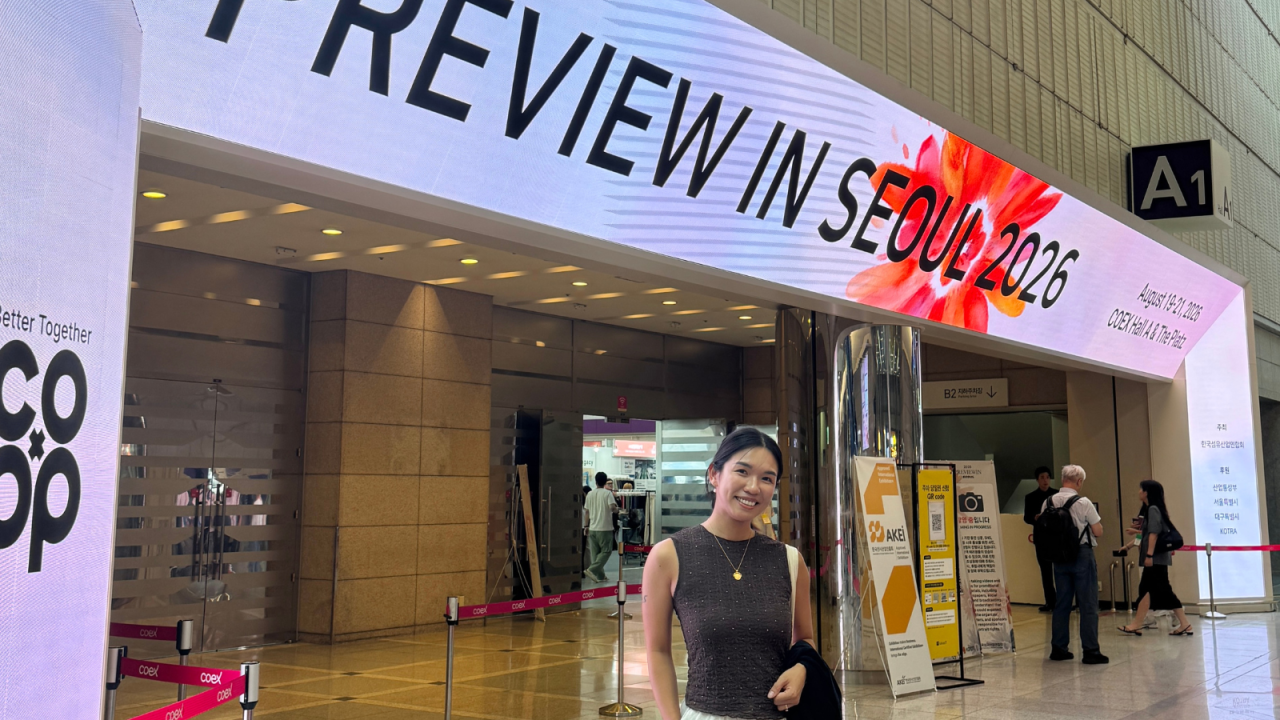 Cascale team member Peony Tam at Preview in Seoul 2026