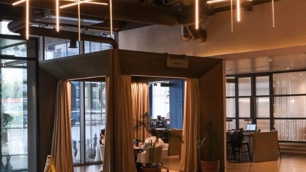 Interior of a workspace