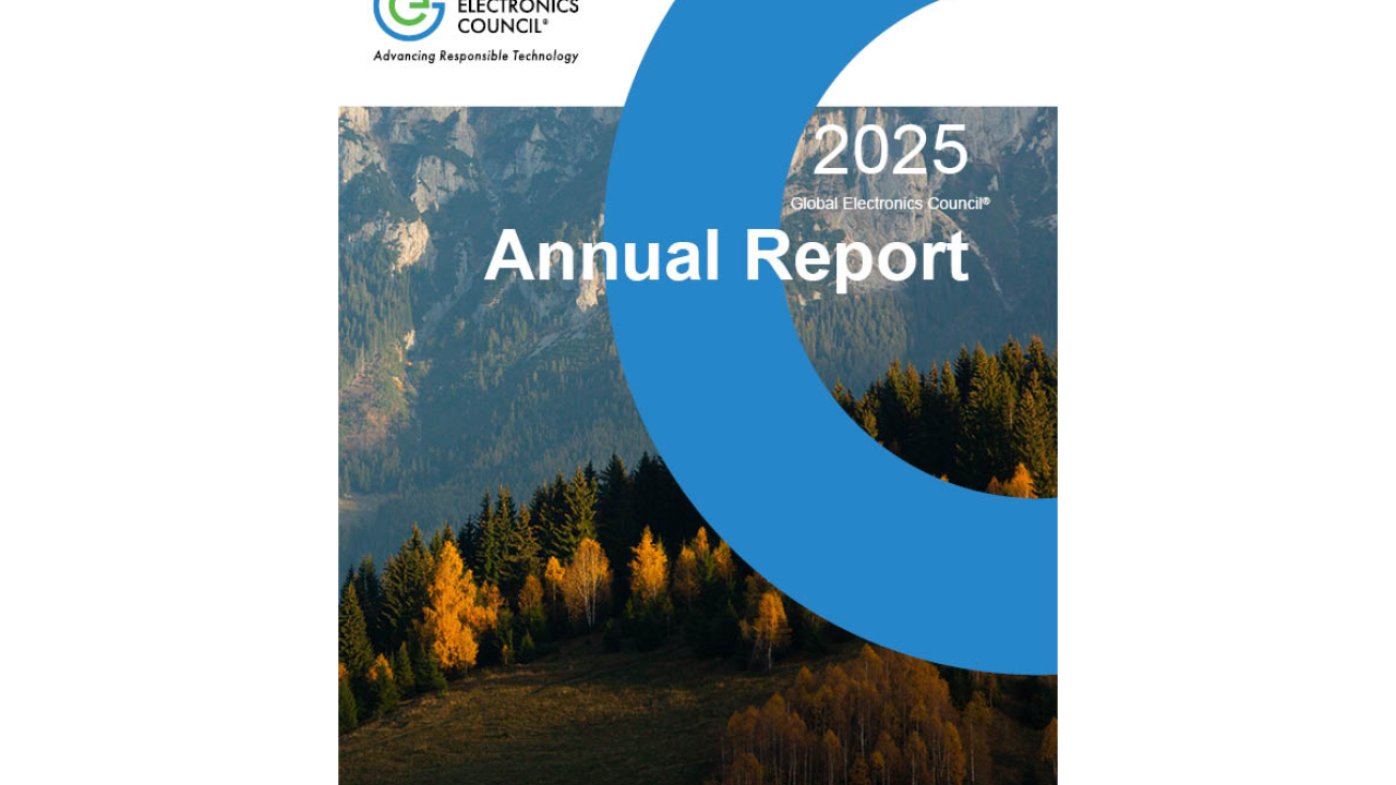2025 Global Electronics Council Annual Report Cover