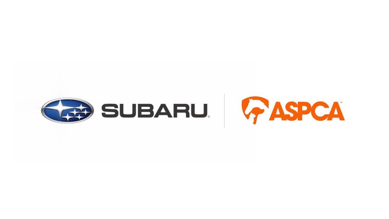 Subaru and ASPCA logos