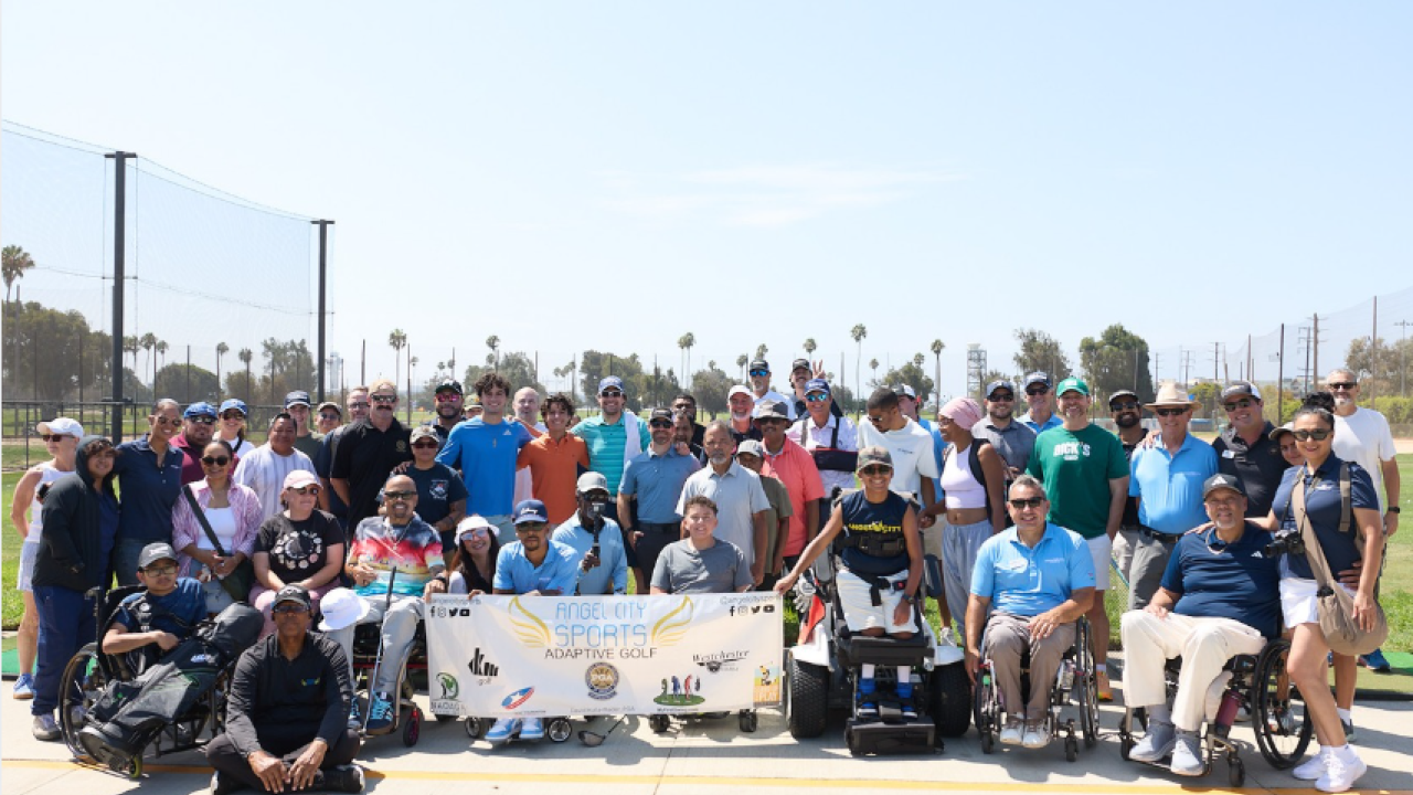 DICK'S team members and Angel City Sports members shown.