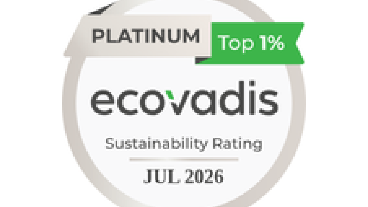 Platinum ecovadis Sustainability logo