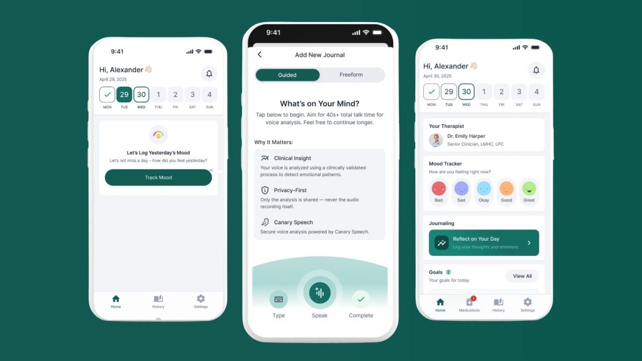relief AI UX layout