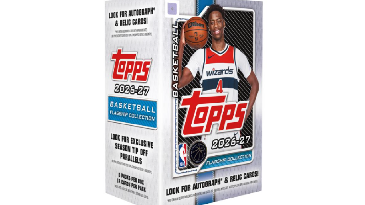 Topps collectable cards 2026-2027.