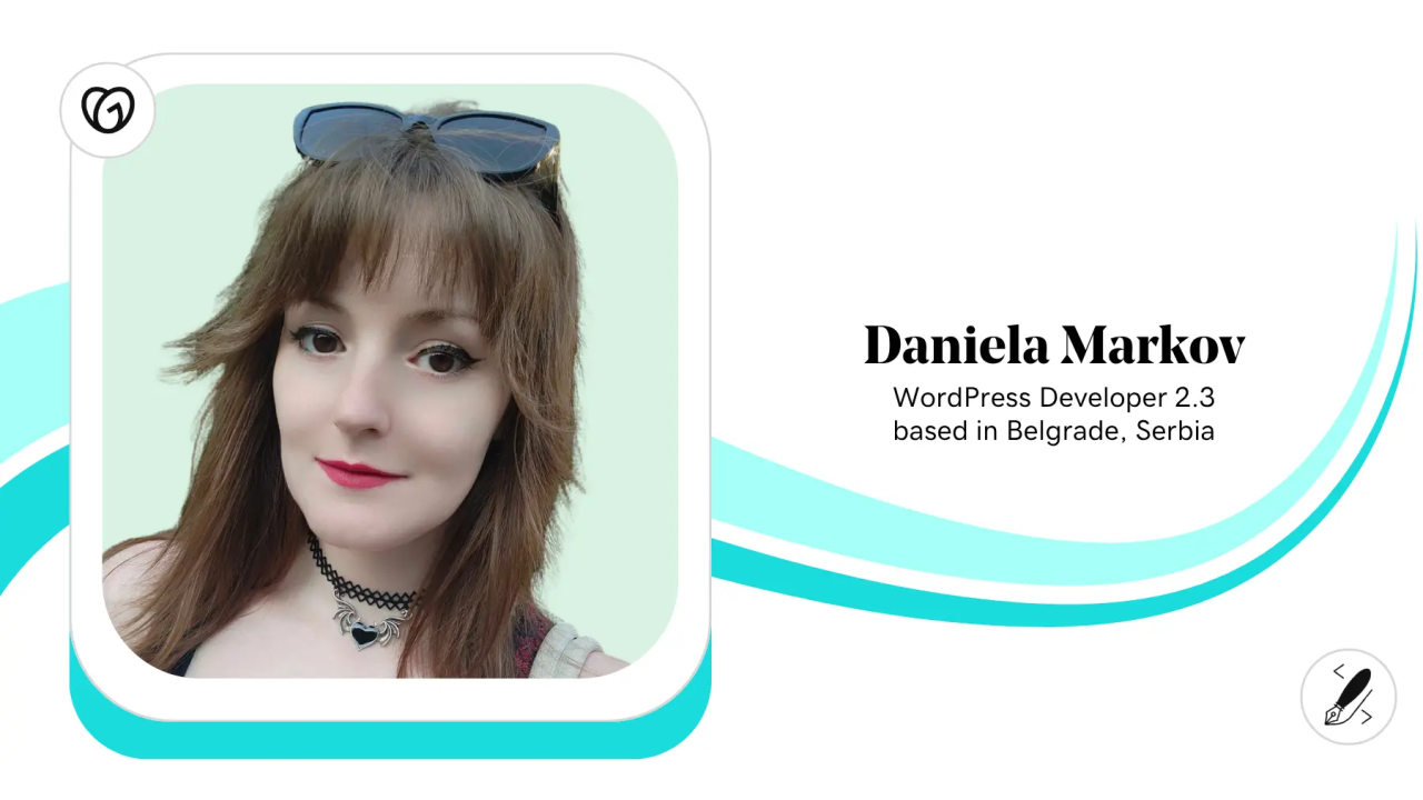 Daniela Markov, WordPress Developer 2.3 based in Belgrade, Serbia