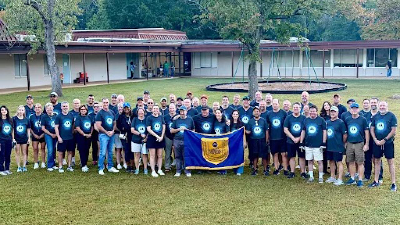 group photo from event